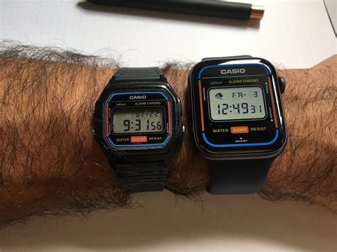 apple watch casio zifferblatt